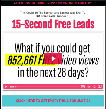 15 second leads using TikTok marketing image